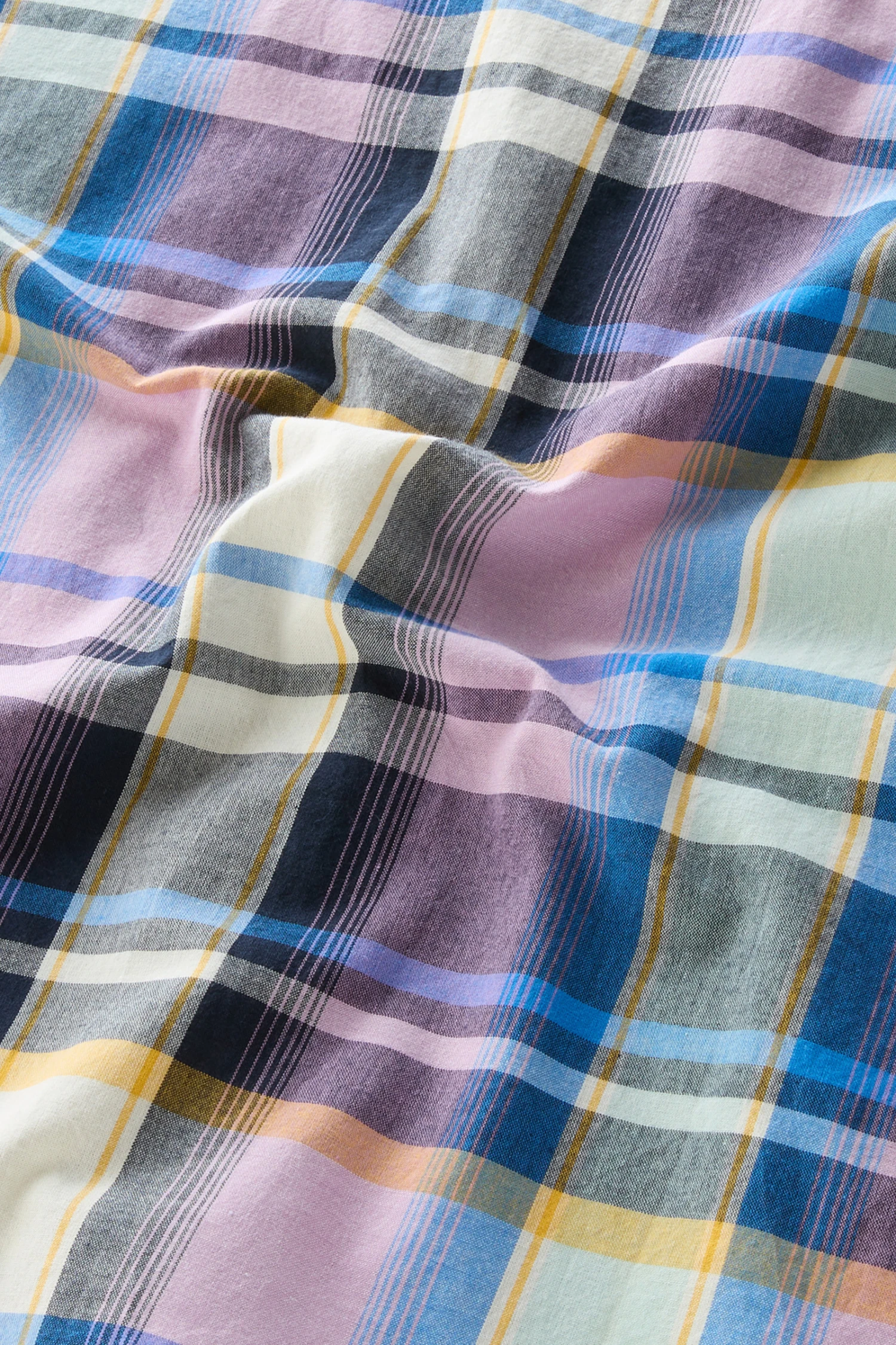 Woolrich Blusa A Maniche Corte Appalachian Trail A Quadri In Puro Cotone - Donna - Blu 10 Woolrich Blusa A Maniche Corte Appalachian Trail A Quadri In Puro Cotone - Donna - Blu - immagine 8