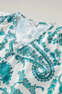 Woolrich Blusa Smanicata In Popeline Di Puro Cotone - Donna - Blu 14 Woolrich Blusa Smanicata In Popeline Di Puro Cotone - Donna - Blu -Offerta Economica Vestiario CFWWSI0162FRUT3463 31086 5