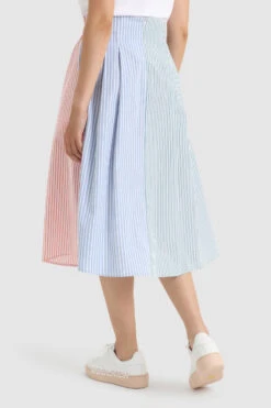 Woolrich Gonna In Popeline Di Cotone Con Tasche Laterali - Donna - Blu -Offerta Economica Vestiario CFWWSK0038FRUT2952 31045 2