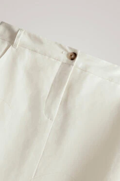 Gonna Lunga In Misto Lino Con Ricami - Daniëlle Cathari / Woolrich - Donna - Bianco -Offerta Economica Vestiario CFWWSK0056FRUT3043 8866 7