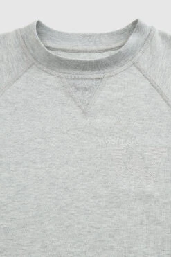 Woolrich Felpa American Girocollo Con Logo Ricamato - Donna - Grigio -Offerta Economica Vestiario CFWWSW0075FRUT2978 117 4