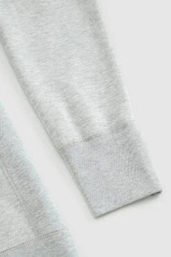 Woolrich Felpa American Girocollo Con Logo Ricamato - Donna - Grigio -Offerta Economica Vestiario CFWWSW0075FRUT2978 117 5