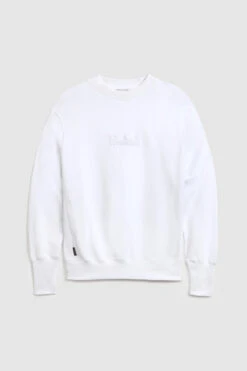 Woolrich Felpa Girocollo Con Logo Frontale Ricamato - Donna - Bianco 14 Woolrich Felpa Girocollo Con Logo Frontale Ricamato - Donna - Bianco -Offerta Economica Vestiario CFWWSW0081FRUT3024 8041 3