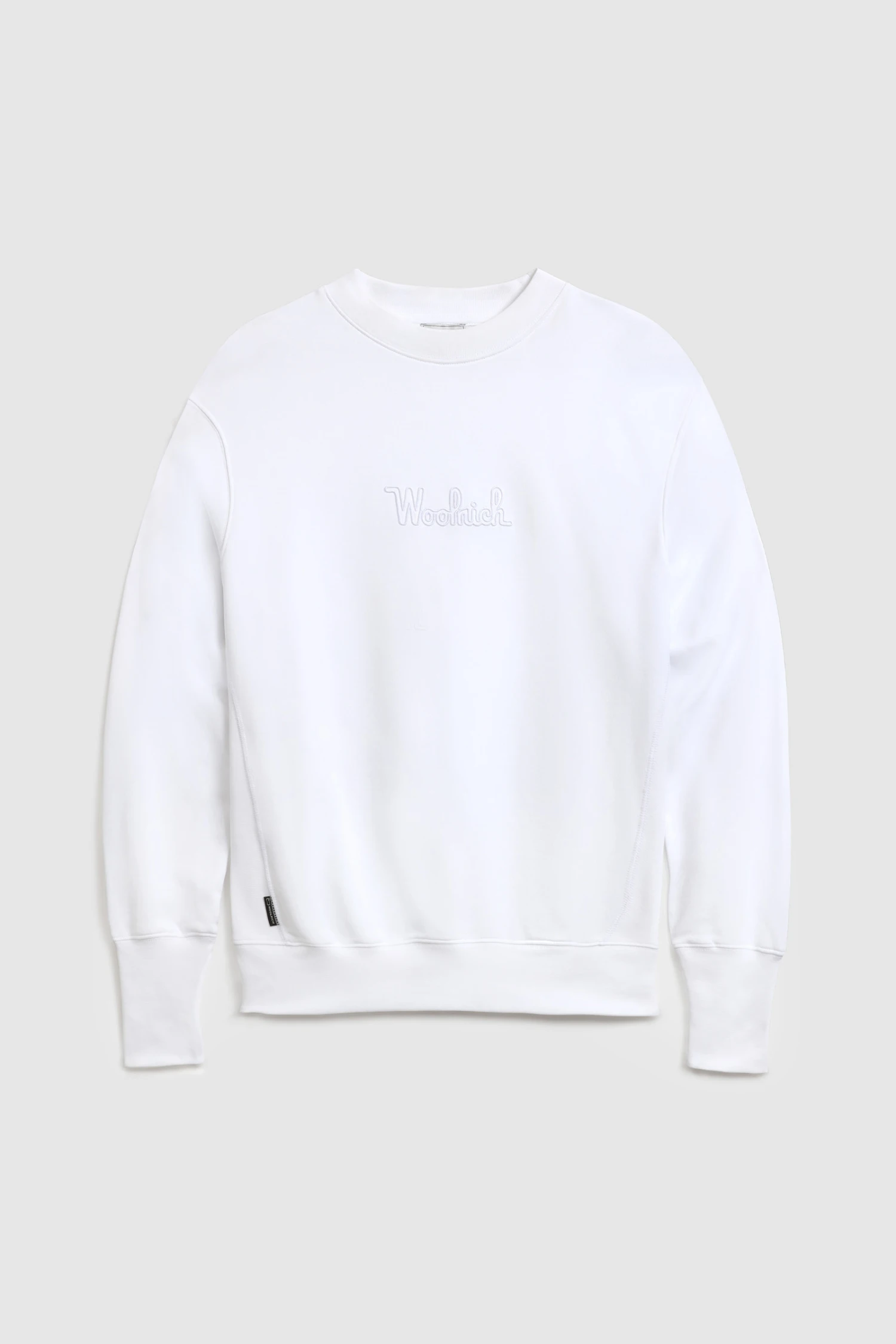 Woolrich Felpa Girocollo Con Logo Frontale Ricamato - Donna - Bianco 6 Woolrich Felpa Girocollo Con Logo Frontale Ricamato - Donna - Bianco - immagine 4