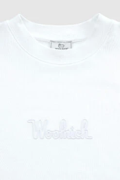 Woolrich Felpa Girocollo Con Logo Frontale Ricamato - Donna - Bianco 15 Woolrich Felpa Girocollo Con Logo Frontale Ricamato - Donna - Bianco -Offerta Economica Vestiario CFWWSW0081FRUT3024 8041 4