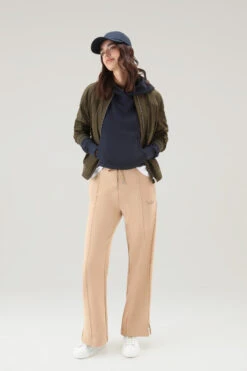 Woolrich Felpa Con Cappuccio In Puro Cotone Con Logo Ricamato - Donna - Blu 11 Woolrich Felpa Con Cappuccio In Puro Cotone Con Logo Ricamato - Donna - Blu -Offerta Economica Vestiario CFWWSW0082FRUT3024 3989 1