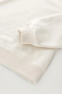 Woolrich Felpa Girocollo Con Logo Ricamato - Donna - Bianco -Offerta Economica Vestiario CFWWSW0115FRUT3164 8743 6