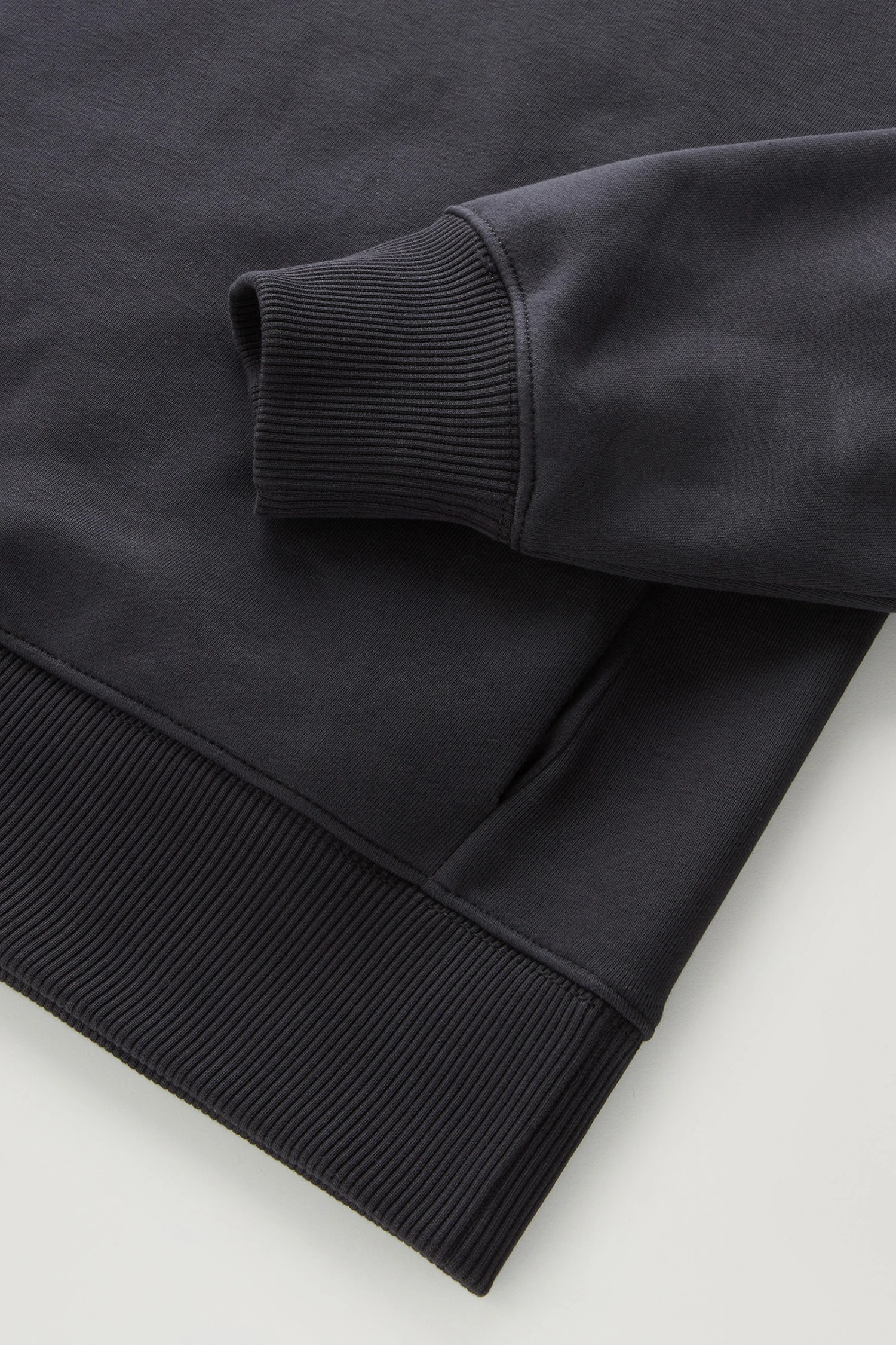 Woolrich Felpa Con Cappuccio E Logo Ricamato - Donna - Nero 9 Woolrich Felpa Con Cappuccio E Logo Ricamato - Donna - Nero - immagine 7