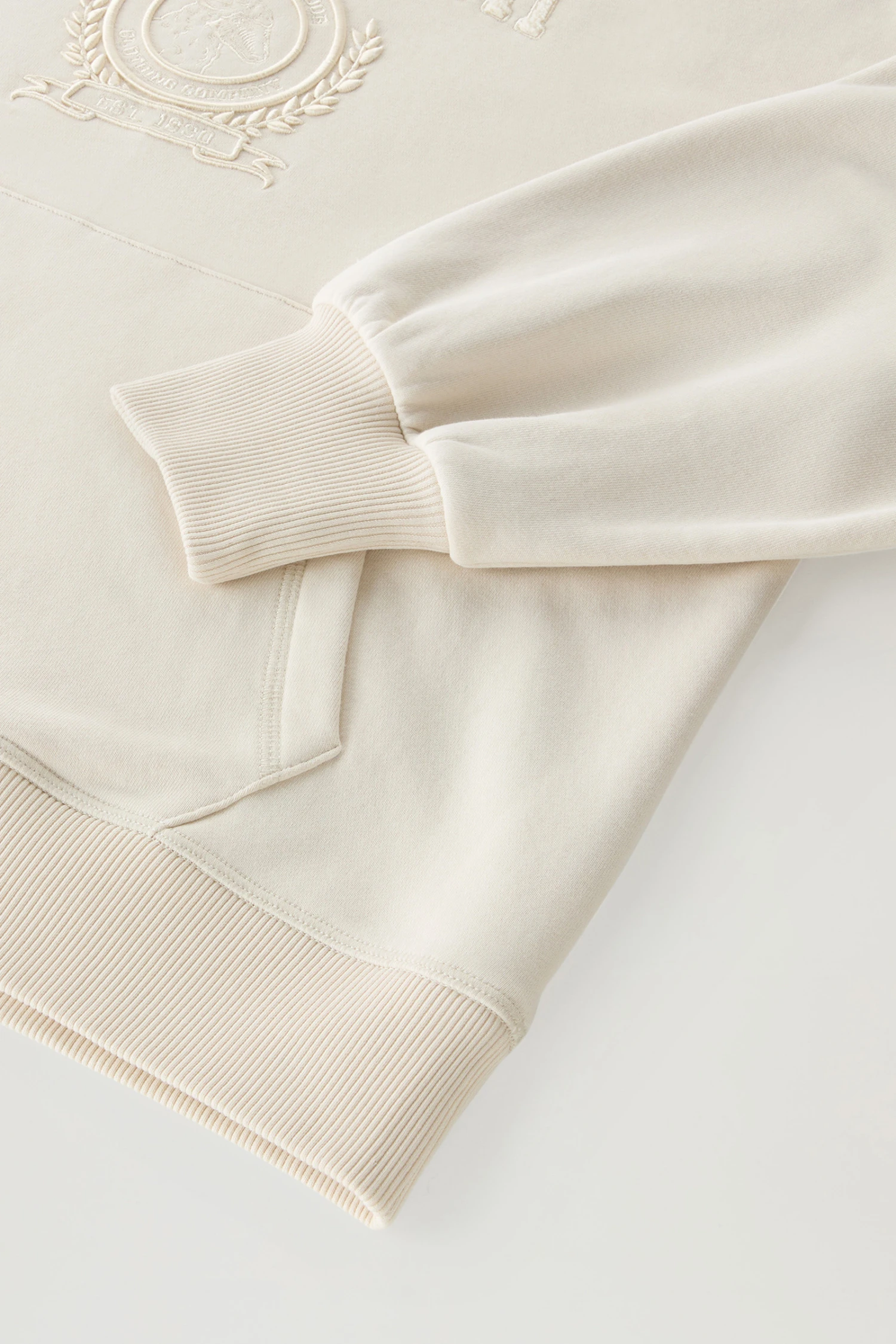 Woolrich Felpa Ivy In Misto Cotone Con Cappuccio - Donna - Bianco 9 Woolrich Felpa Ivy In Misto Cotone Con Cappuccio - Donna - Bianco - immagine 7