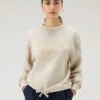 Woolrich Felpa Ivy Girocollo In Misto Cotone - Donna - Bianco -Offerta Economica Vestiario CFWWSW0124FRUT3164 8743