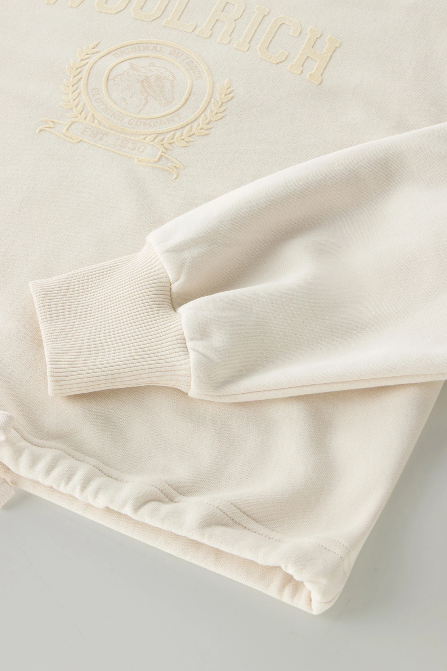 Woolrich Felpa Ivy Girocollo In Misto Cotone - Donna - Bianco 9 Woolrich Felpa Ivy Girocollo In Misto Cotone - Donna - Bianco - immagine 7