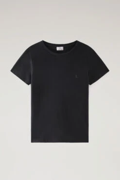 Woolrich T-shirt In Cotone Organico Con Logo - Donna - Nero 14 Woolrich T-shirt In Cotone Organico Con Logo - Donna - Nero -Offerta Economica Vestiario CFWWTE0068FRUT2926 100 4
