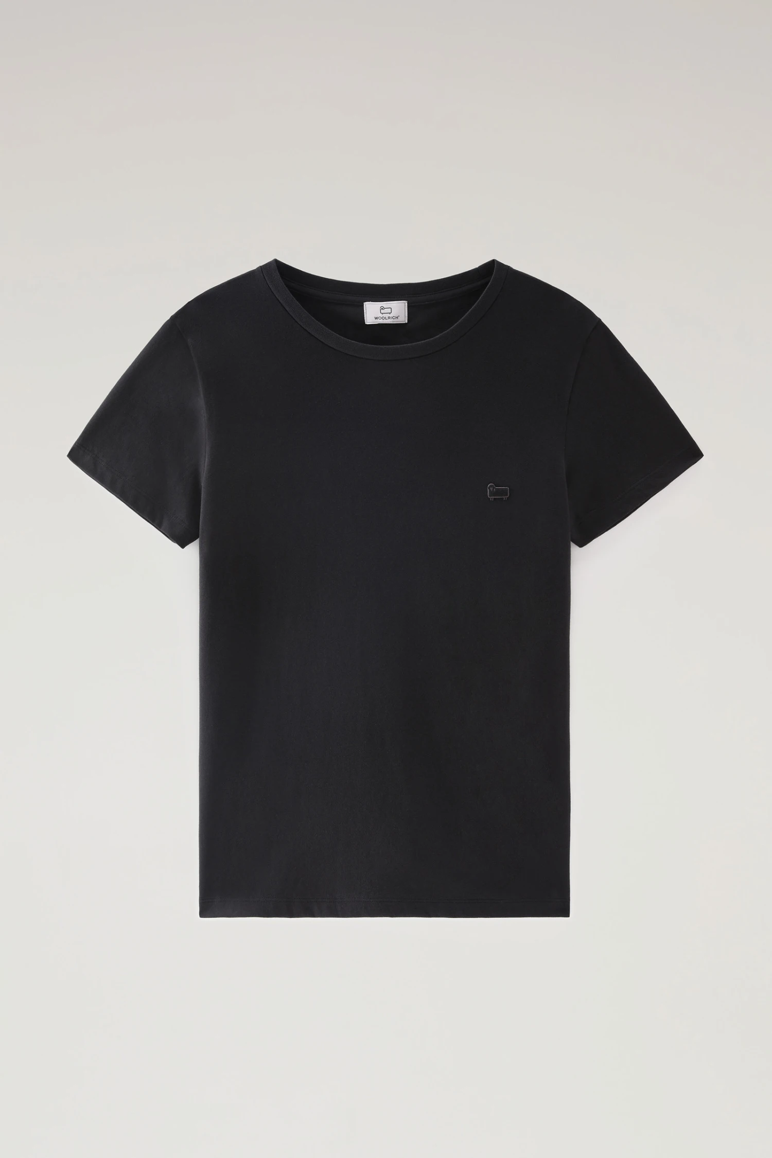 Woolrich T-shirt In Cotone Organico Con Logo - Donna - Nero 7 Woolrich T-shirt In Cotone Organico Con Logo - Donna - Nero - immagine 5