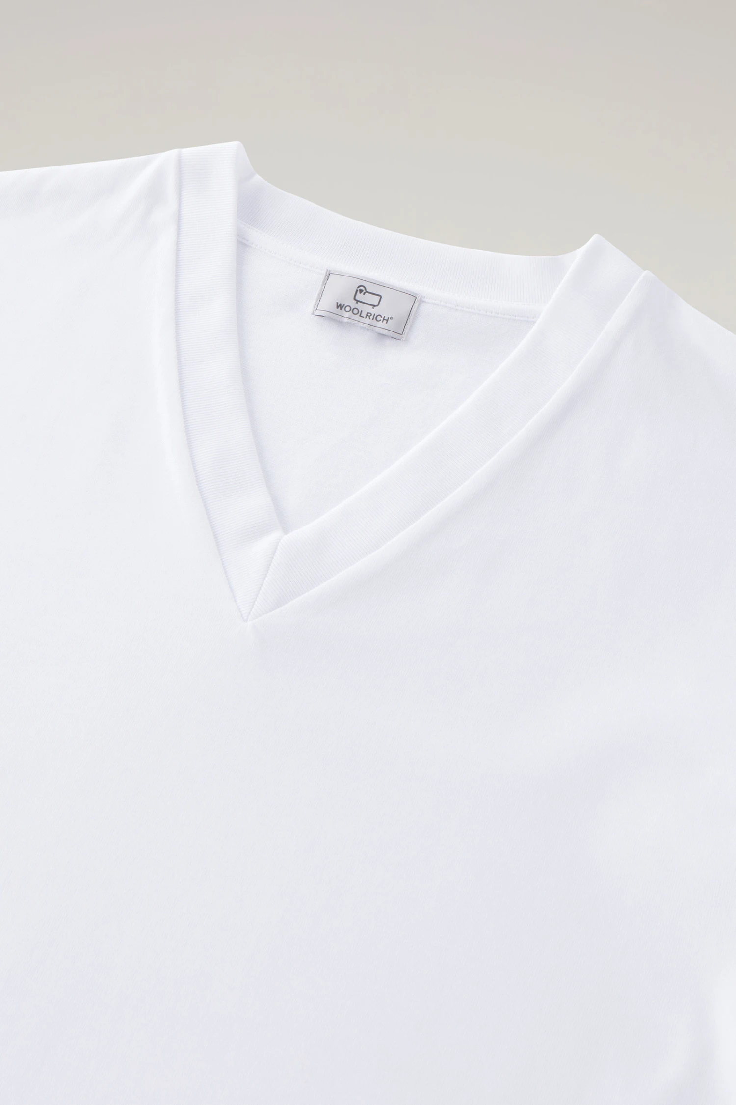 Woolrich T-shirt Lakeside In Puro Cotone Con Maniche A Palloncino - Donna - Bianco 8 Woolrich T-shirt Lakeside In Puro Cotone Con Maniche A Palloncino - Donna - Bianco - immagine 6