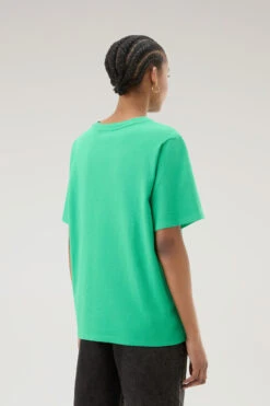 Woolrich T-shirt Ivy Girocollo In Puro Cotone - Donna - Verde 11 Woolrich T-shirt Ivy Girocollo In Puro Cotone - Donna - Verde -Offerta Economica Vestiario CFWWTE0080FRUT3333 600 2