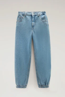 Woolrich Jeans Jogger In Puro Cotone - Donna - Blu -Offerta Economica Vestiario CFWWTR0137FRUT3336 326 3