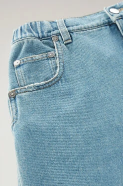 Woolrich Jeans Jogger In Puro Cotone - Donna - Blu -Offerta Economica Vestiario CFWWTR0137FRUT3336 326 5