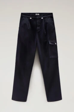 Woolrich Pantaloni Cargo Tinti In Capo In Twill Di Puro Cotone - Donna - Blu 11 Woolrich Pantaloni Cargo Tinti In Capo In Twill Di Puro Cotone - Donna - Blu -Offerta Economica Vestiario CFWWTR0141FRUT3332 383 3