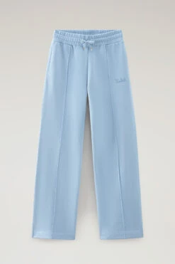 Woolrich Pantaloni Sportivi In Puro Cotone A Gamba Ampia - Donna - Blu 11 Woolrich Pantaloni Sportivi In Puro Cotone A Gamba Ampia - Donna - Blu -Offerta Economica Vestiario CFWWTR0152FRUT3024 30052 3