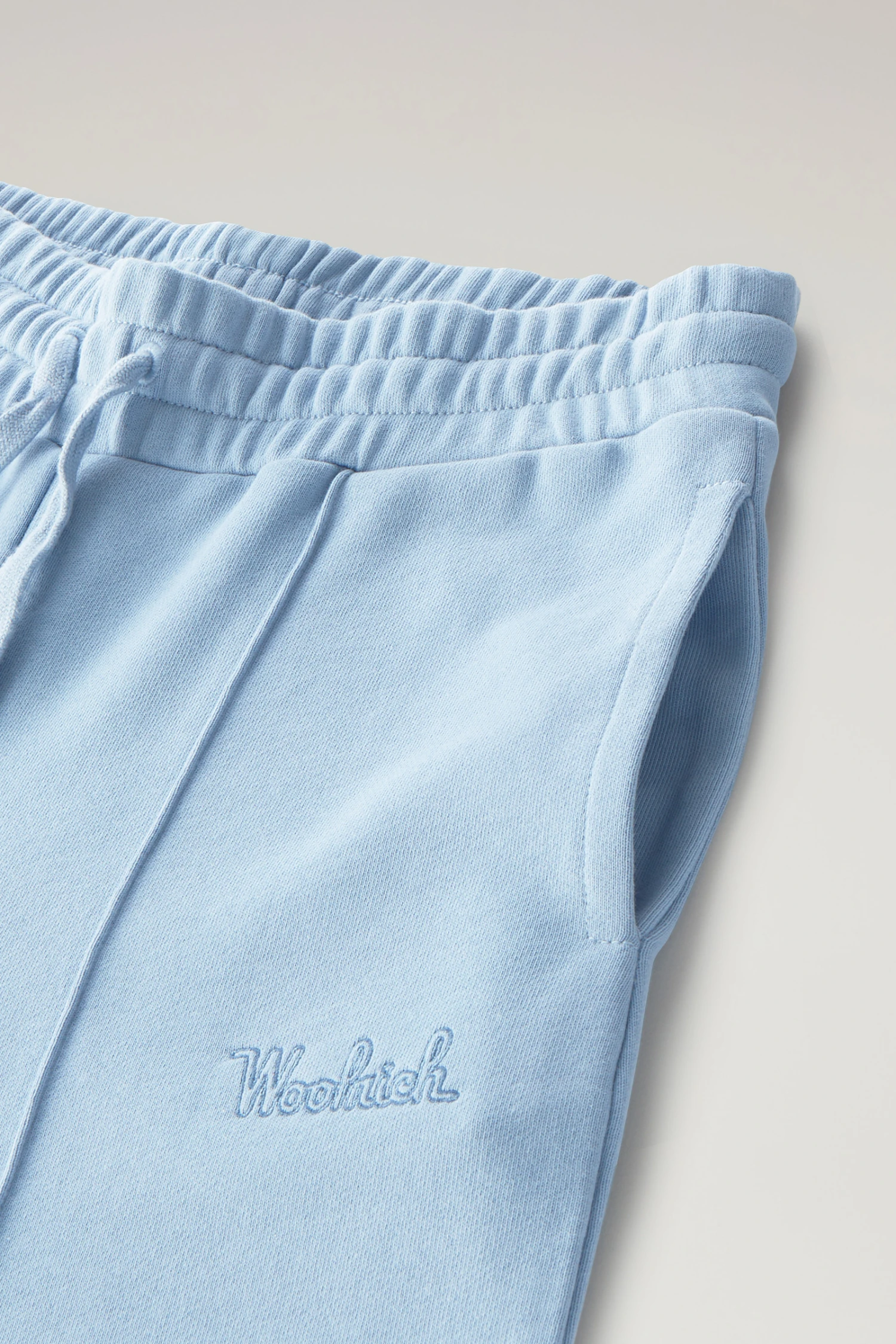 Woolrich Pantaloni Sportivi In Puro Cotone A Gamba Ampia - Donna - Blu 8 Woolrich Pantaloni Sportivi In Puro Cotone A Gamba Ampia - Donna - Blu - immagine 6