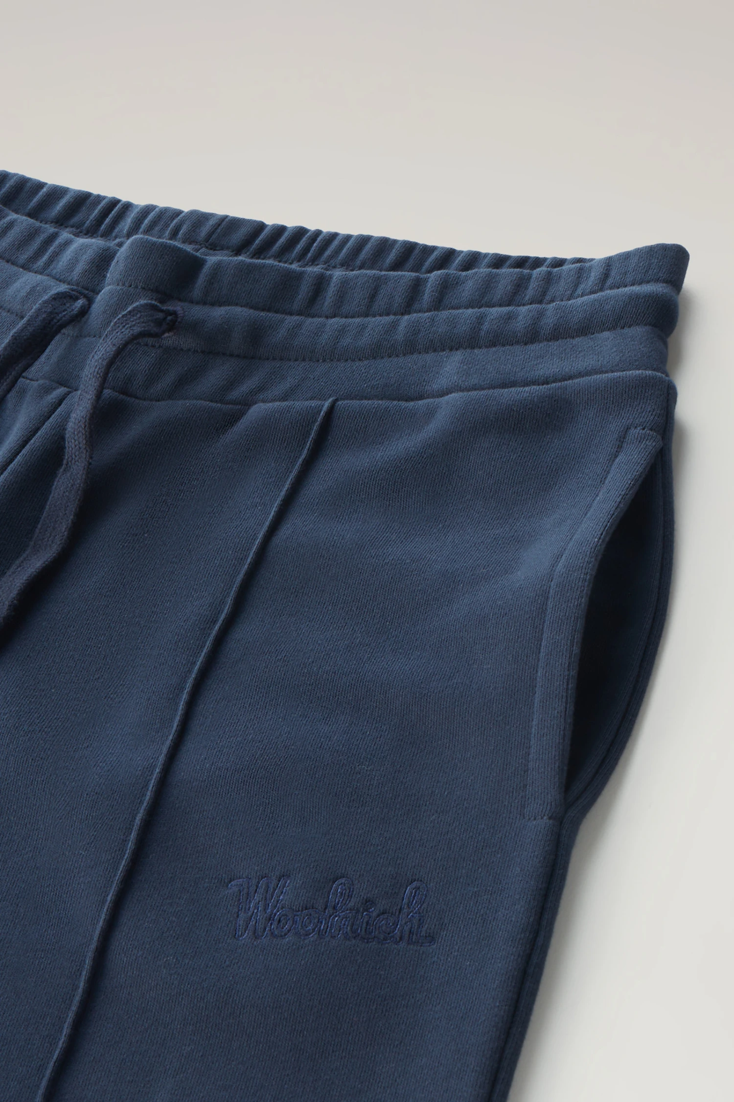 Woolrich Pantaloni Sportivi In Puro Cotone A Gamba Ampia - Donna - Blu 8 Woolrich Pantaloni Sportivi In Puro Cotone A Gamba Ampia - Donna - Blu - immagine 6