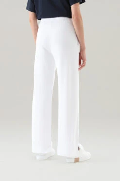 Woolrich Pantaloni Sportivi In Puro Cotone A Gamba Ampia - Donna - Bianco 11 Woolrich Pantaloni Sportivi In Puro Cotone A Gamba Ampia - Donna - Bianco -Offerta Economica Vestiario CFWWTR0152FRUT3024 8041 2