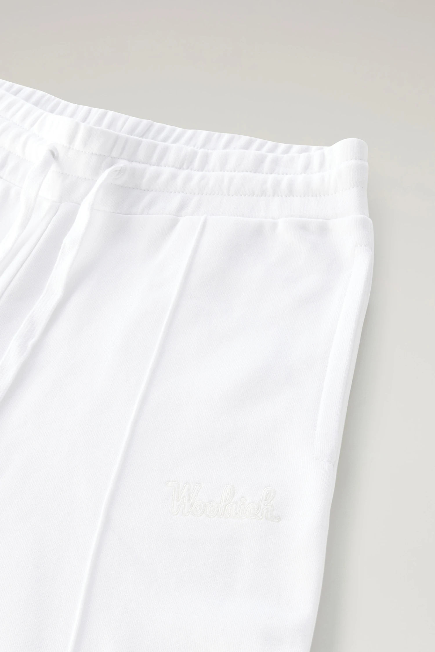 Woolrich Pantaloni Sportivi In Puro Cotone A Gamba Ampia - Donna - Bianco 7 Woolrich Pantaloni Sportivi In Puro Cotone A Gamba Ampia - Donna - Bianco - immagine 5