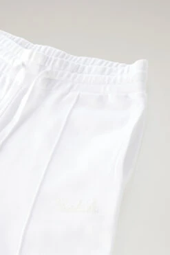 Woolrich Pantaloni Sportivi In Puro Cotone A Gamba Ampia - Donna - Bianco 14 Woolrich Pantaloni Sportivi In Puro Cotone A Gamba Ampia - Donna - Bianco -Offerta Economica Vestiario CFWWTR0152FRUT3024 8041 5