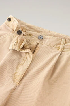 Woolrich Pantaloni Chino Tinti In Capo In Twill Di Cotone Elasticizzato - Donna - Marrone 13 Woolrich Pantaloni Chino Tinti In Capo In Twill Di Cotone Elasticizzato - Donna - Marrone -Offerta Economica Vestiario CFWWTR0155FRUT3493 7391 4