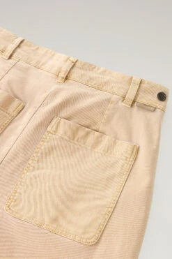 Woolrich Pantaloni Chino Tinti In Capo In Twill Di Cotone Elasticizzato - Donna - Marrone 15 Woolrich Pantaloni Chino Tinti In Capo In Twill Di Cotone Elasticizzato - Donna - Marrone -Offerta Economica Vestiario CFWWTR0155FRUT3493 7391 6