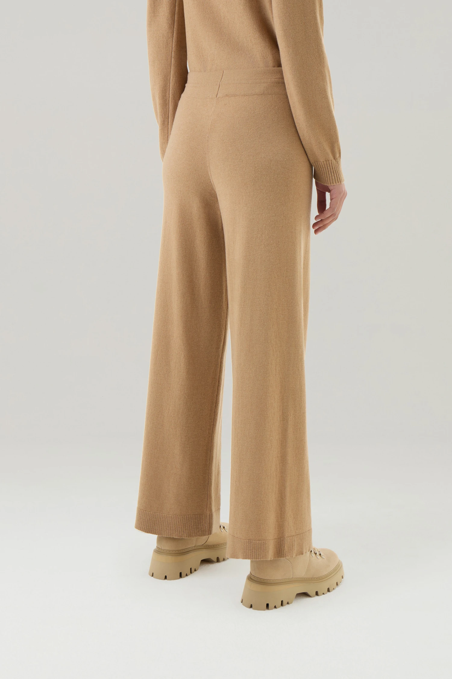 Woolrich Pantaloni Sportivi In Misto Lana E Cashmere - Donna - Marrone 5 Woolrich Pantaloni Sportivi In Misto Lana E Cashmere - Donna - Marrone - immagine 3