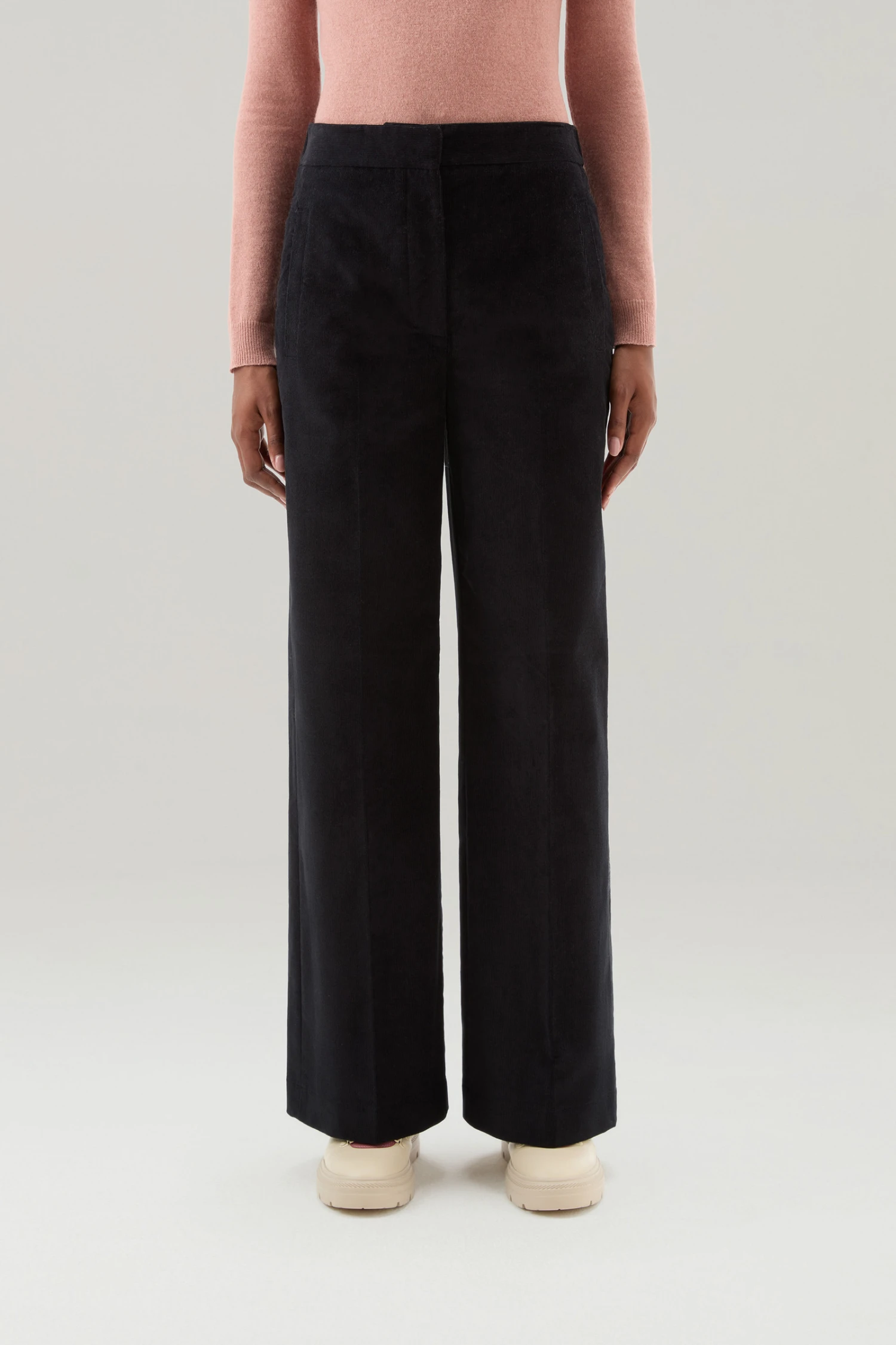 Woolrich Pantaloni In Velluto A Costine - Donna - Nero 3 Woolrich Pantaloni In Velluto A Costine - Donna - Nero