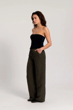 Pantaloni A Gamba Larga In Misto Lino Con Ricami - Daniëlle Cathari / Woolrich - Donna - Verde 13 Pantaloni A Gamba Larga In Misto Lino Con Ricami - Daniëlle Cathari / Woolrich - Donna - Verde -Offerta Economica Vestiario CFWWTR0162FRUT3043 614 3