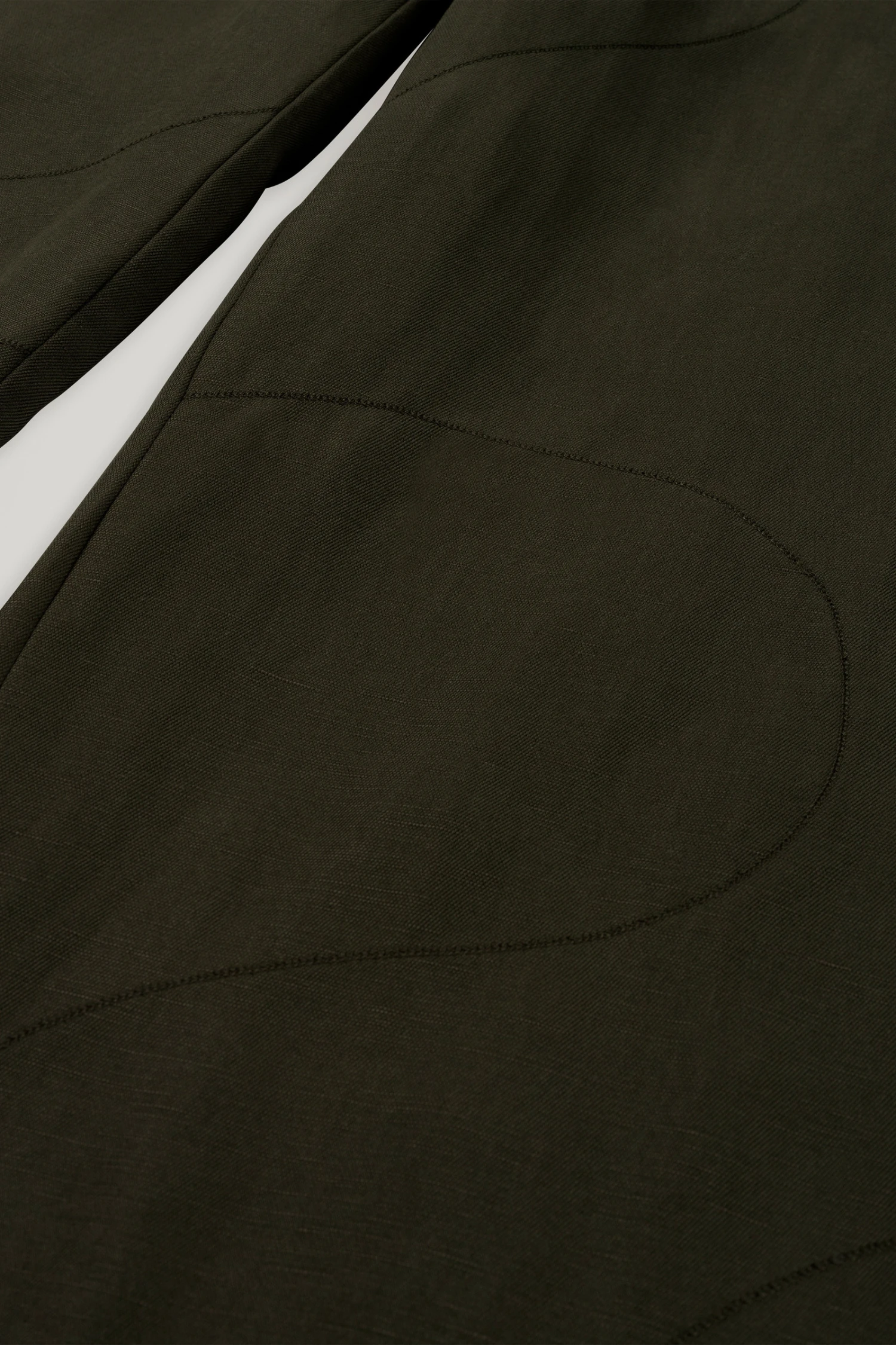 Pantaloni A Gamba Larga In Misto Lino Con Ricami - Daniëlle Cathari / Woolrich - Donna - Verde 10 Pantaloni A Gamba Larga In Misto Lino Con Ricami - Daniëlle Cathari / Woolrich - Donna - Verde - immagine 8