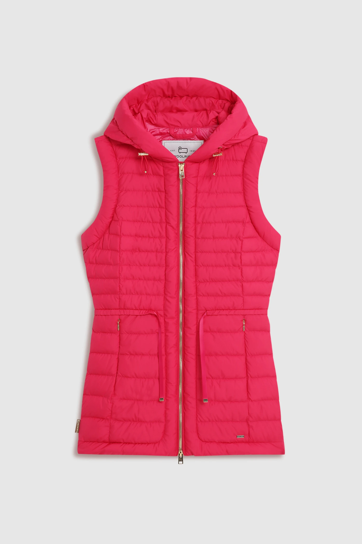 Woolrich Gilet Hibiscus Imbottito Con Cappuccio - Donna - Rosa 6 Woolrich Gilet Hibiscus Imbottito Con Cappuccio - Donna - Rosa - immagine 4