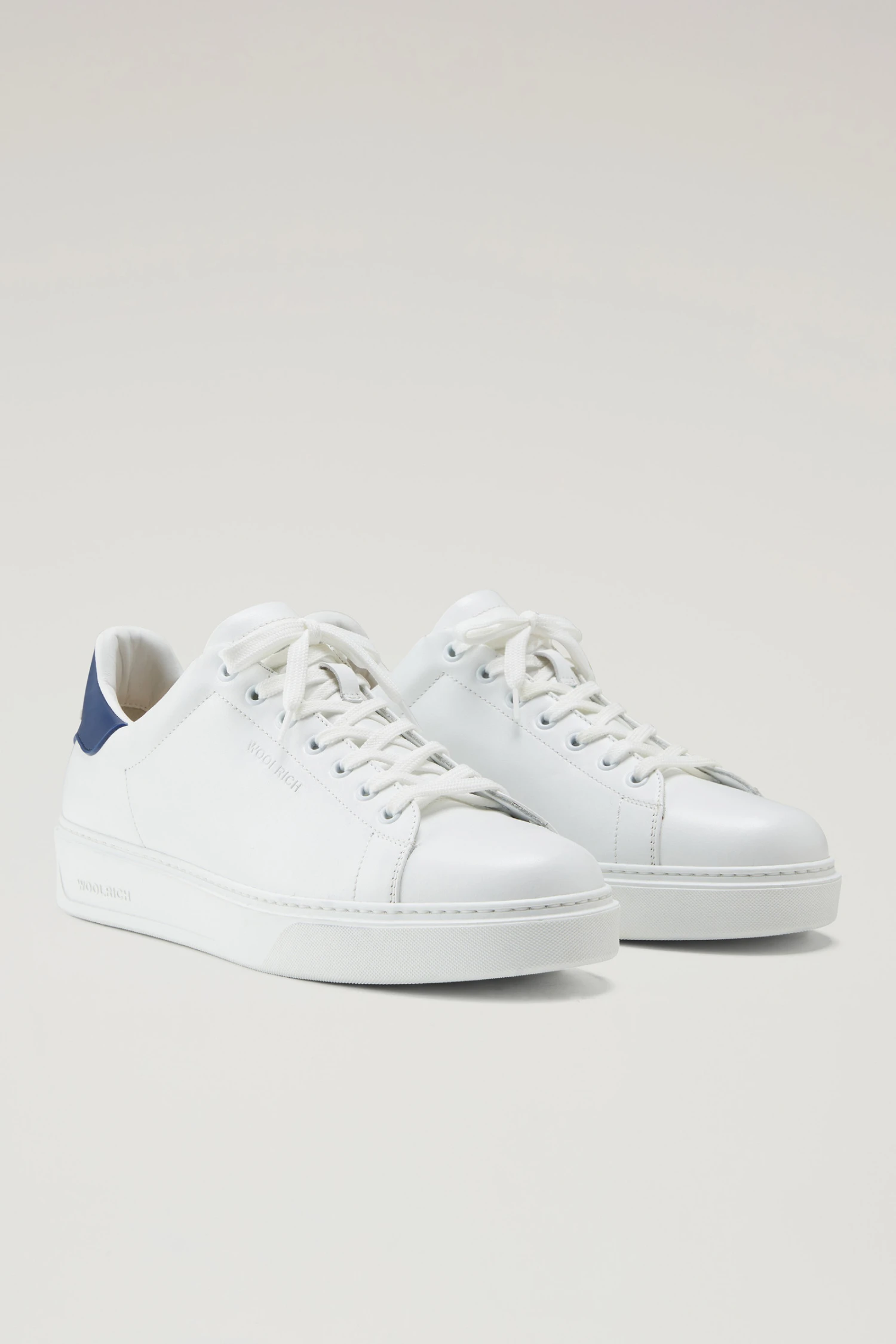 Sneakers Classic Court In Morbida Pelle Con Dettagli A Contrasto - Uomo - Bianco 4 Sneakers Classic Court In Morbida Pelle Con Dettagli A Contrasto - Uomo - Bianco - immagine 2