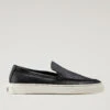 Mocassini Slip On In Pelle - Uomo - Nero -Offerta Economica Vestiario CMWFFO1010MRUWF202 W1020