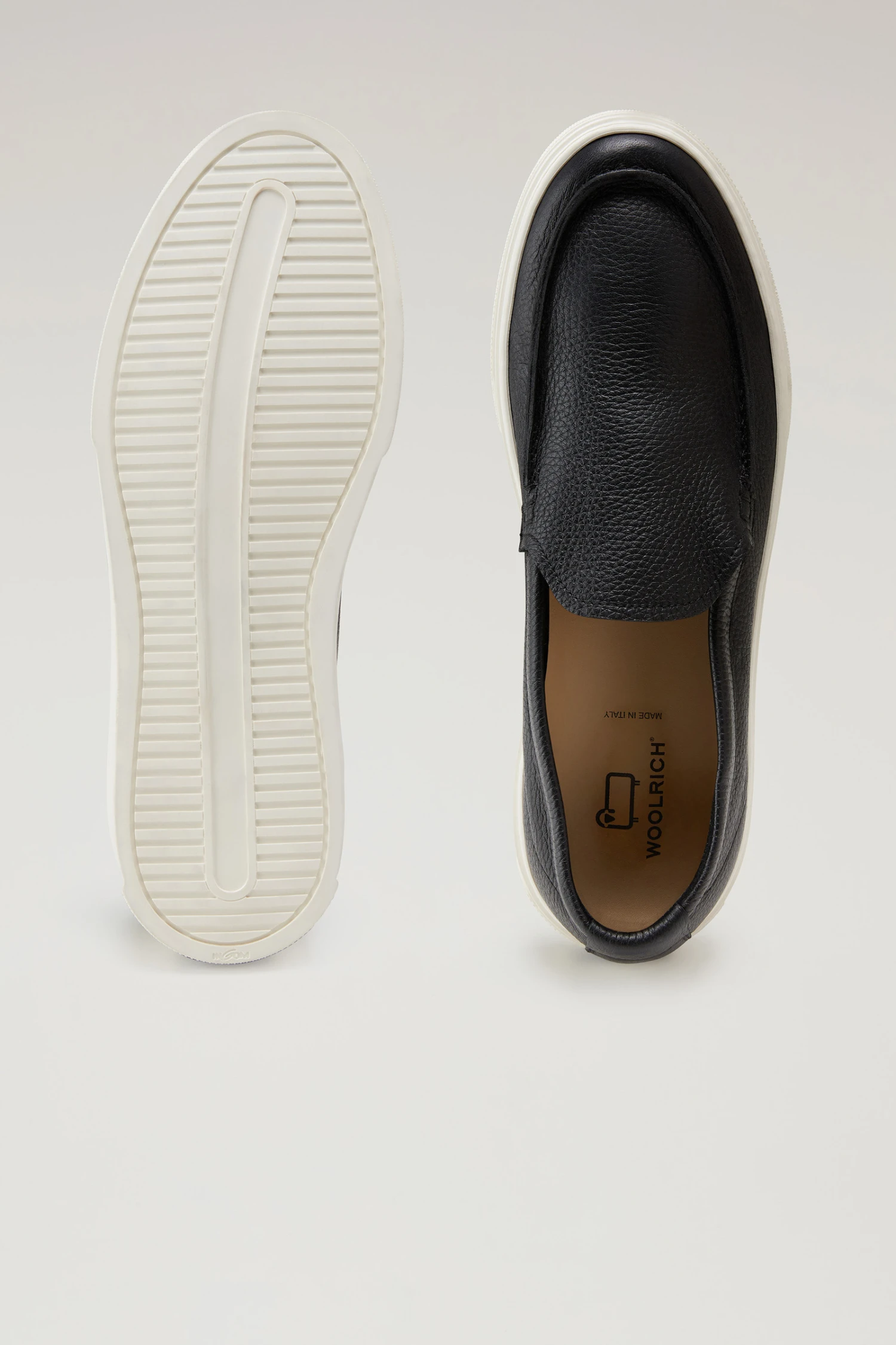Mocassini Slip On In Pelle - Uomo - Nero 6 Mocassini Slip On In Pelle - Uomo - Nero - immagine 4