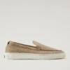 Mocassini Slip-on In Pelle Scamosciata - Uomo - Beige -Offerta Economica Vestiario CMWFFO1010MRUWF209 W1210
