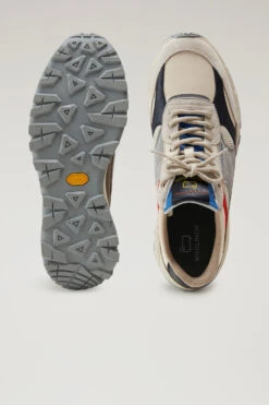 Sneaker Tech Multicolor In Morbida Pelle Con Inserti In Pelle Scamosciata - Uomo - Multicolore -Offerta Economica Vestiario CMWFFO1021MRUWF213 W2220 3