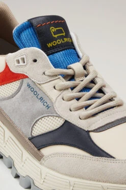 Sneaker Tech Multicolor In Morbida Pelle Con Inserti In Pelle Scamosciata - Uomo - Multicolore -Offerta Economica Vestiario CMWFFO1021MRUWF213 W2220 4