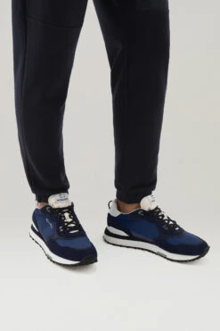 Sneakers Retro In Pelle Con Dettagli In Nylon - Uomo - Bianco 13 Sneakers Retro In Pelle Con Dettagli In Nylon - Uomo - Bianco -Offerta Economica Vestiario CMWFFO1030MRUWF213 W2250 5