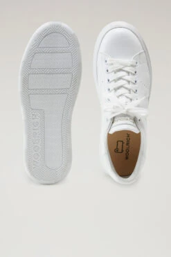 Sneakers Chunky Court In Morbida Pelle - Donna - Bianco -Offerta Economica Vestiario CMWFFO1510FRUWF207 W2110 3