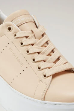 Sneakers Chunky Court In Morbida Pelle Con Dettagli A Contrasto - Donna - Rosa -Offerta Economica Vestiario CMWFFO1510FRUWF220 W1510 4