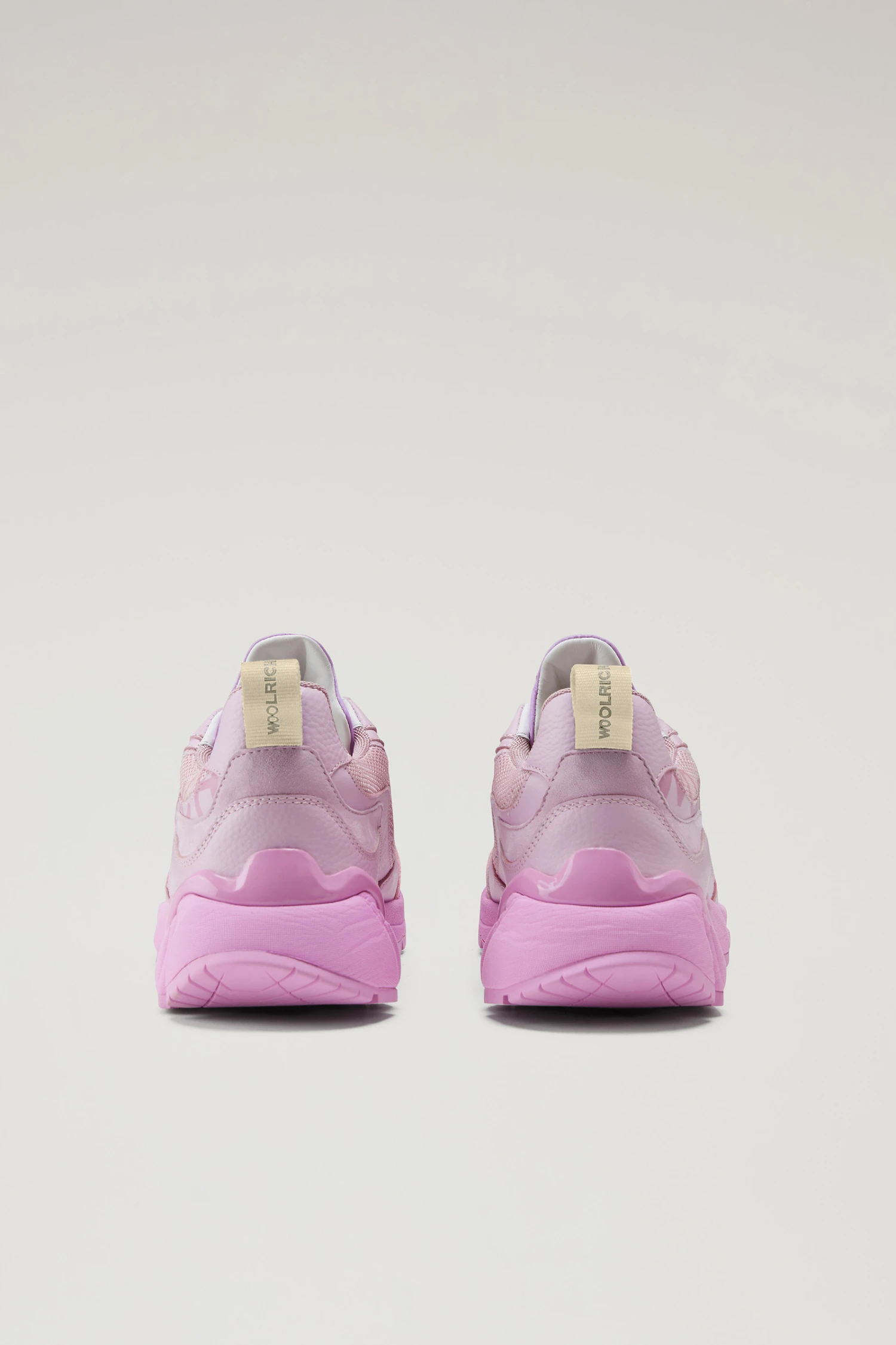 Sneakers Tech In Pelle Scamosciata E Bottalata - Donna - Rosa 5 Sneakers Tech In Pelle Scamosciata E Bottalata - Donna - Rosa - immagine 3