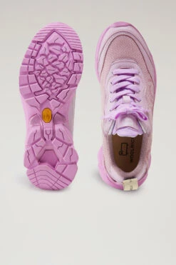 Sneakers Tech In Pelle Scamosciata E Bottalata - Donna - Rosa 11 Sneakers Tech In Pelle Scamosciata E Bottalata - Donna - Rosa -Offerta Economica Vestiario CMWFFO1520FRUWF222 W2460 3