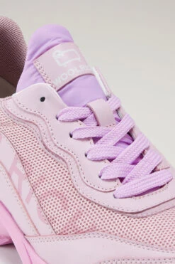 Sneakers Tech In Pelle Scamosciata E Bottalata - Donna - Rosa 12 Sneakers Tech In Pelle Scamosciata E Bottalata - Donna - Rosa -Offerta Economica Vestiario CMWFFO1520FRUWF222 W2460 4