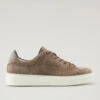 Sneakers Classic Court In Pelle Scamosciata - Uomo - Marrone