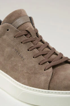 Sneakers Classic Court In Pelle Scamosciata - Uomo - Marrone -Offerta Economica Vestiario CMWFFO2002MRUWF040 F1010 4